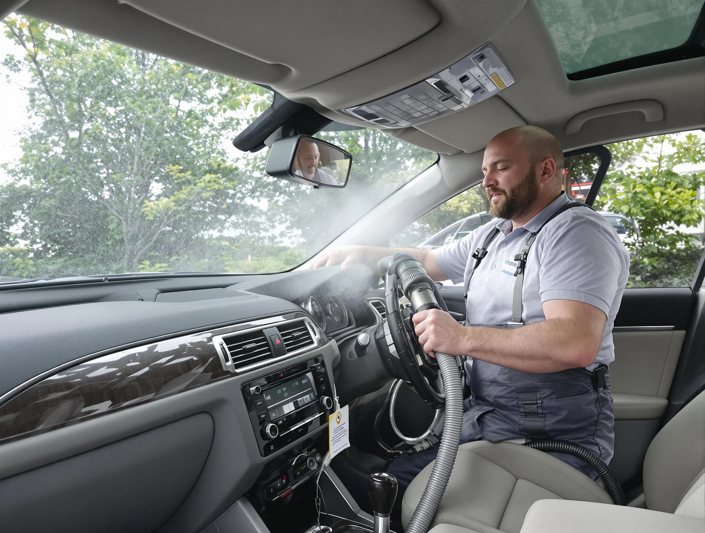 Cottondale Air Duct Cleaning specialist performing professional car duct cleaning in Cottondale