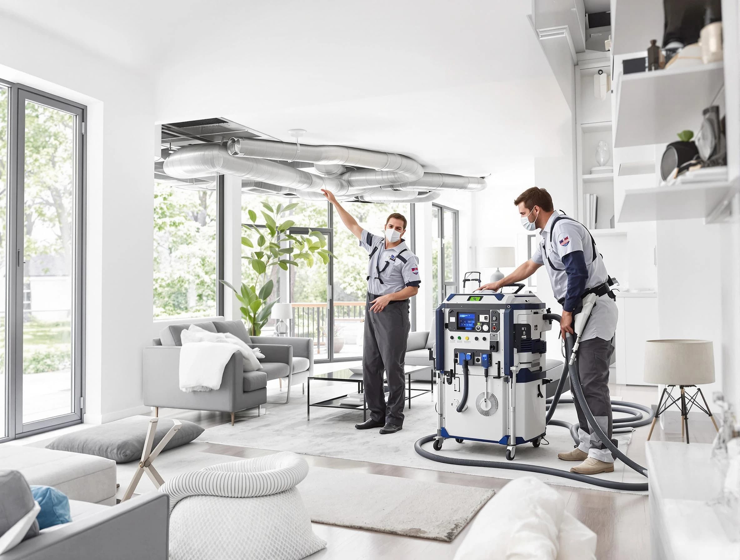 Cottondale Air Duct Cleaning professional conducting pure air duct cleaning with state-of-the-art equipment in Cottondale