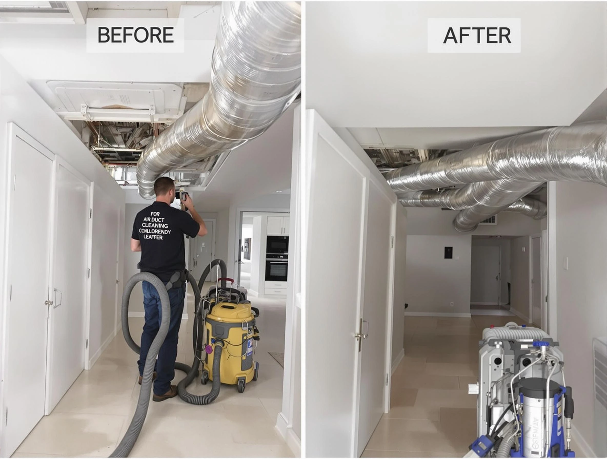 Cottondale Air Duct Cleaning professional performing thorough air duct cleaning in Cottondale