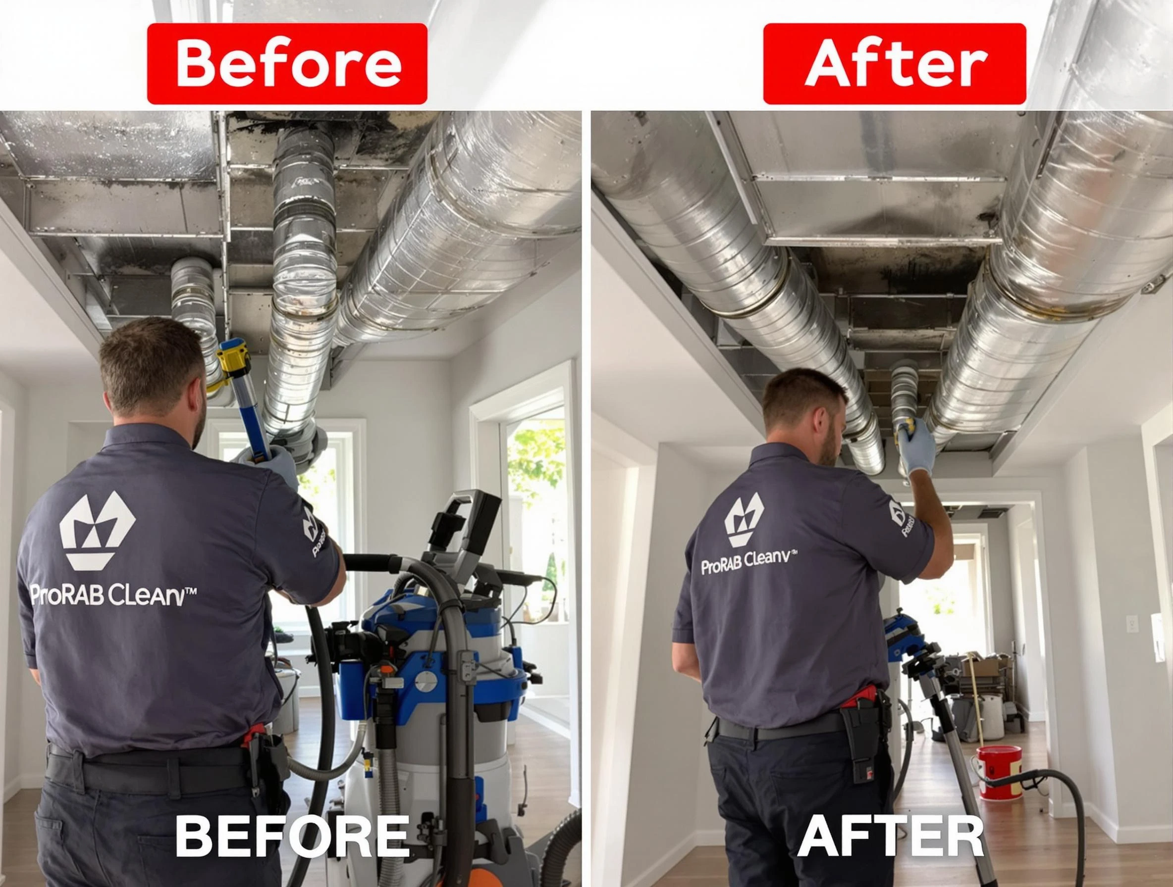 Cottondale Air Duct Cleaning expert performing thorough residential duct cleaning in a Cottondale home